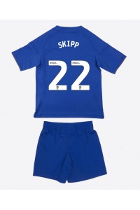Fotbalové Dres Leicester City Oliver Skipp #22 Dětské Domácí Oblečení 2025-26 Krátký Rukáv (+ trenýrky)